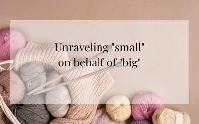 Unraveling “small” on behalf of “big”