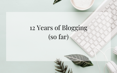 12 Years of Blogging