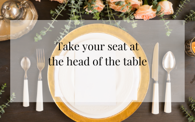 Take your seat at the head of the table