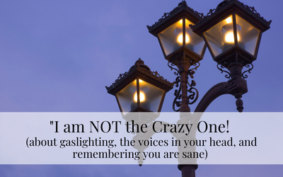 I am NOT the Crazy One!